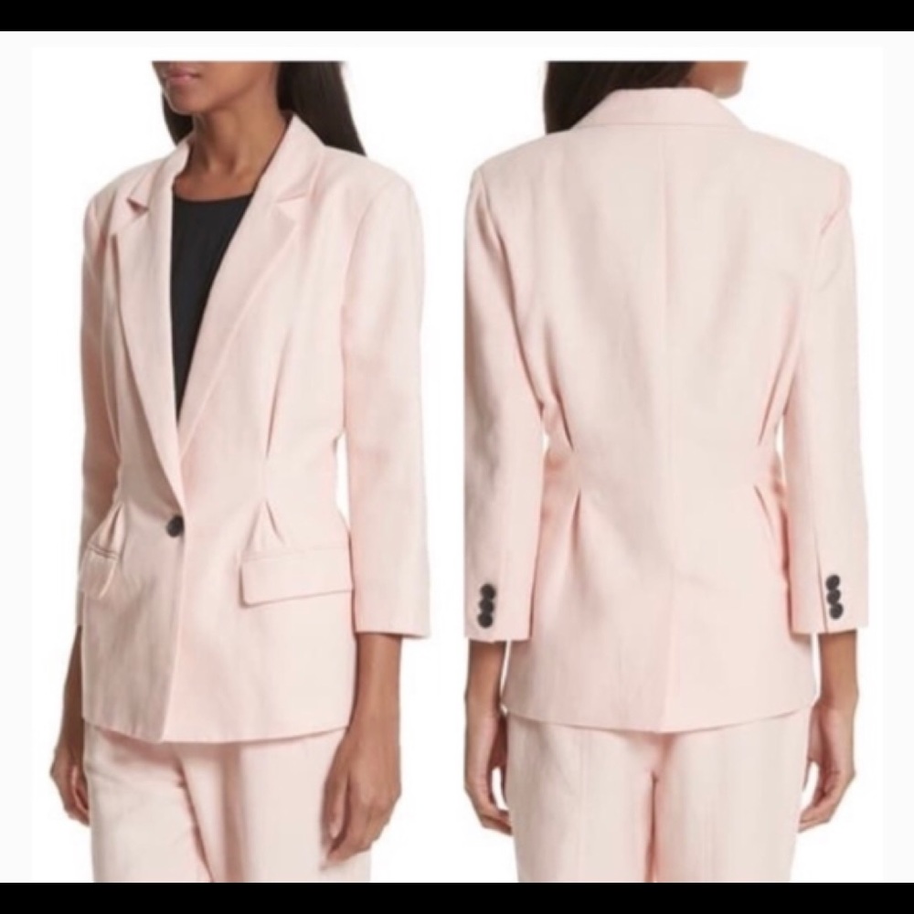 JOIE linen and cotton blazer - Picture 4 of 5